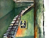 Galerie 26) Im Szimpla Kert Club oder Stairs to heaven, 70 x 50 cm, Acryl auf Papier, 2008.jpg anzeigen.